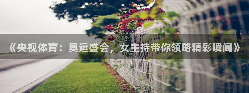 《央视体育：奥运盛会，女主持带你领略精彩瞬间》